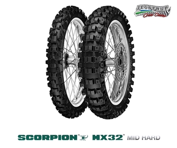 Pirelli fordæk 70/100 - 19 NHS 42M TT SCORPION MX32 MID HARD